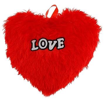S R Toys Red Heart Soft Pillow