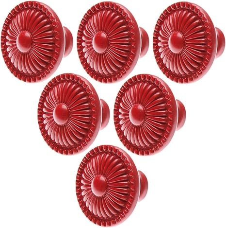 6pcs Vintage Zinklegierung Knöpfe zieht Griffe für Schrank Schublade