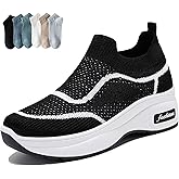 Cubicbee Women's Thick-Soled Non-Slip Mesh Orthopedic Loafers,Comfortable Walking Sneakers Lightweight Breathable Mesh Causal Shoes