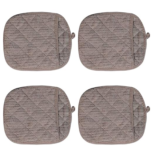 BESTONZON 4 Piezas Espesan Guantes de Horno de microondas 2 ...