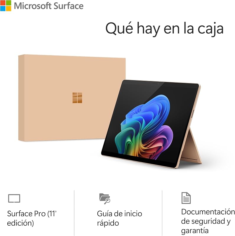 Surface Pro (Carregador Não Incluído) | Copilot+ PC | Ecrã OLED Tátil de 13" | Snapdragon® X Elite | 16GB RAM | SSD 512GB | Último Modelo, 11.ª Edição | Dune