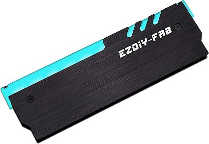 Amazon Easydiy 12v Rgb Ram 冷却 メモリヒートシンク 12v Rgb Led機能搭載 黒い 1本1セット オーラシンク Aura Sync Easydiy パソコン 周辺機器 通販