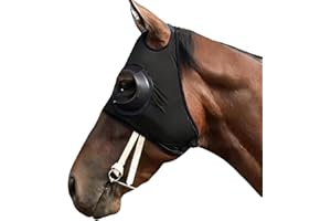 Horse Eye Cover | Sandproof Mesh Blinders - Horse Blinker Hood | for Equestrian Competition Training Outdoor Riding Speed Eve