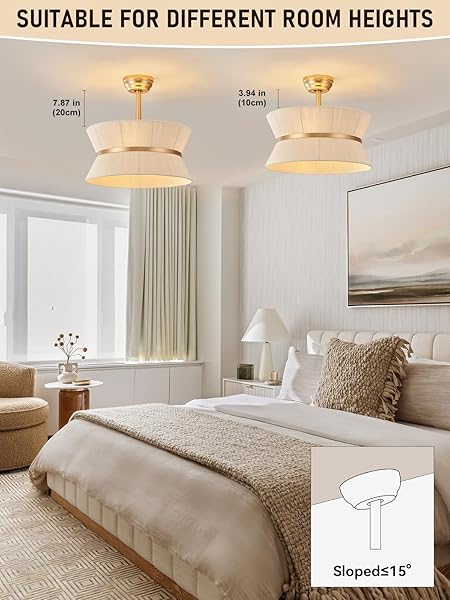 WONGU BOHO FANDELIER CEILING FAN WITH LIGHT AND REMOTE RATTAN CHANDELIER FAN GOLD CAGED CEILING FAN WITH LIGHT FOR BEDROOM, LIVING ROOM NURSERY，FOYER，KITCHEN（6 SPEED, TIMING ADJUSTABLE HEIGHT）