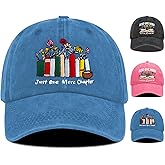 ZVUZVO Book Lover Gifts for Women Adjustable Embroidered Book Lover Hat for Mom Dad,Reading Gifts for Readers Book Lovers.