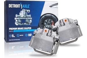 Detroit Axle - Rear 2pc Brake Calipers for Chevy Silverado GMC Sierra Suburban Yukon XL 1500 Avalanche Tahoe Cadillac Escalad