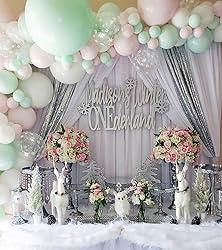 Wedding Backdrop Curtains 2 Panel 5ft x 10ft Grey