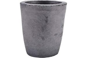 Nisorpa 6 KG Silicon Graphite Crucibles, Crucible Copper Casting Cup, Black Cup Furnace Torch Melting for Aluminum Zinc Silver Copper Brass