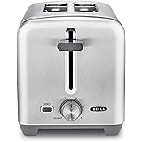 BELLA 2 Slice Toaster, Quick & Even Results Every Time, Wide Slots Fit Any Size Bread Like Bagels or Texas Toast, Drop-Down C