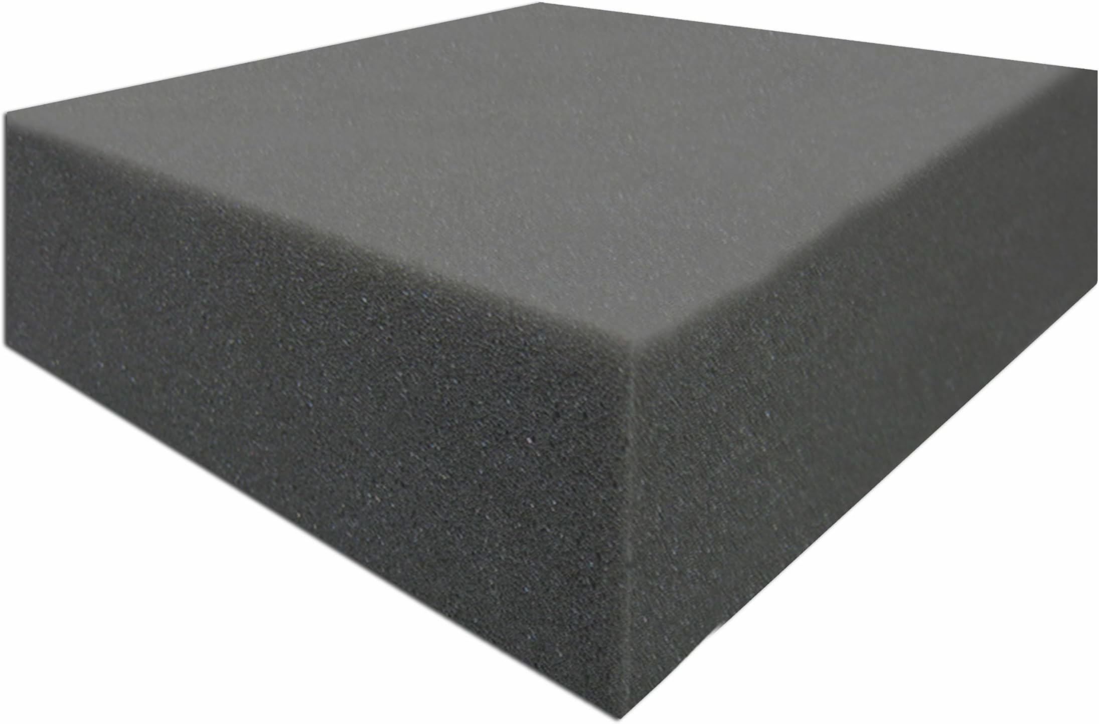 Acoustic Foam Pyramids Acoustic Foam Smooth Panels Anthracite/Black Approx. 200 x 100 cm x 7 cm