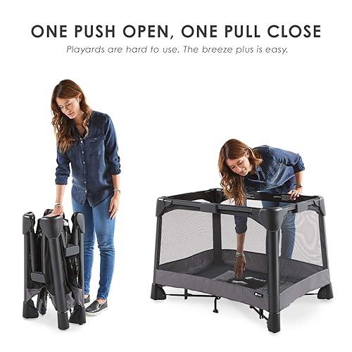 4moms breeze plus Portable Playard with Removable Bassinet and