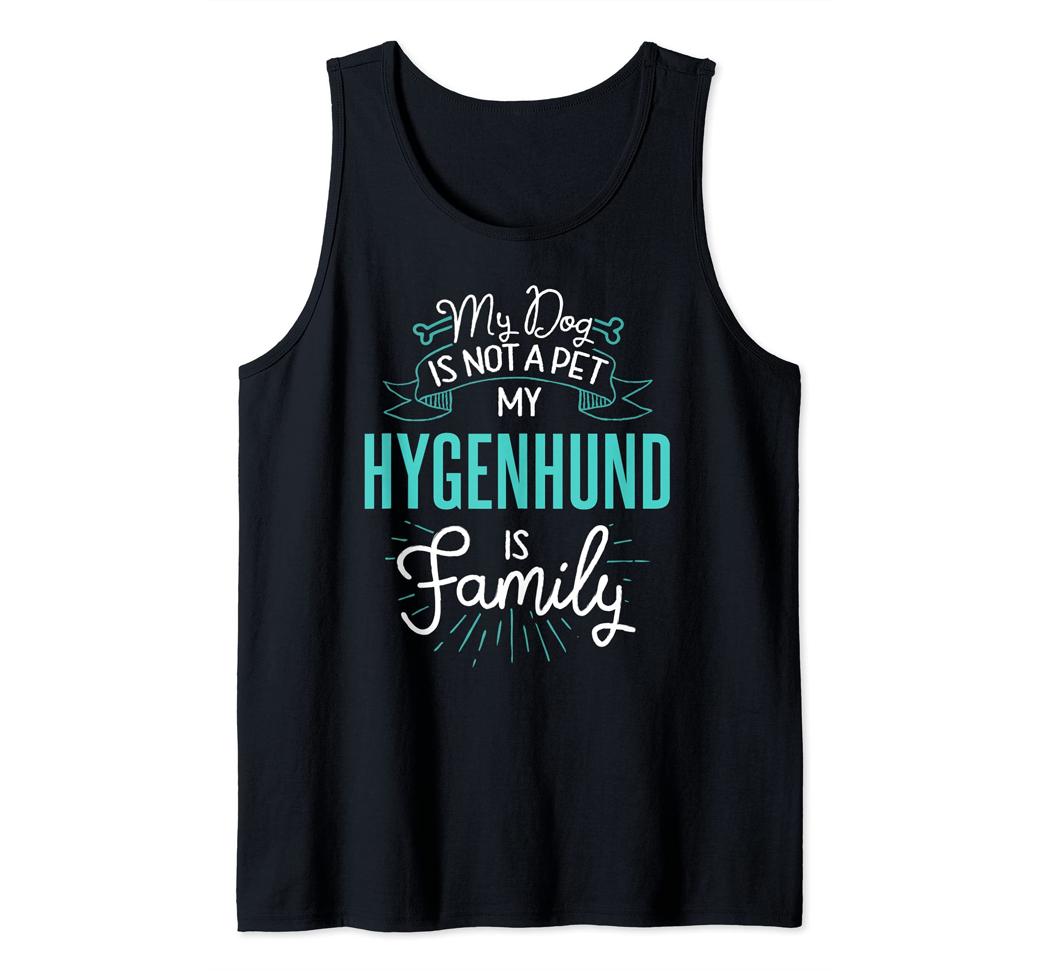 Cute Hygenhund Design Family Dog Giftn Tank Top