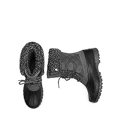 DREAM PAIRS Women's Winter Duck Boots Mid Calf Warm