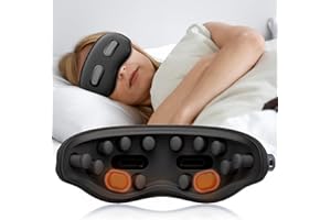 LC-dolida Eye Massager with Heat, Heated Eye Mask with Vibration, Migraines Relief, Dry Eyes, Eye Care Device for Eye Strain, Ideal Gifts for Women/Men