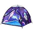 Space World Kids Play TentSpaceship Tent for Kids, Kids Play Tent Foldable Pop Up Kids Tent Indoor Outdoor Party Spaceship Playhouse Tent Toy for Boys Girls-47 * 47 * 41 (Dark Purple)