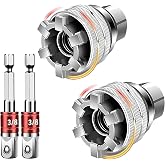 (2PCS) Multi-Function Universal Socket Wrench Tool - Universal Maintenance | Multi-Function 10mm-19mm Universal Maintenance Socket for 3/8" Drive Ratchet, Torque Wrench &amp; Power Drill