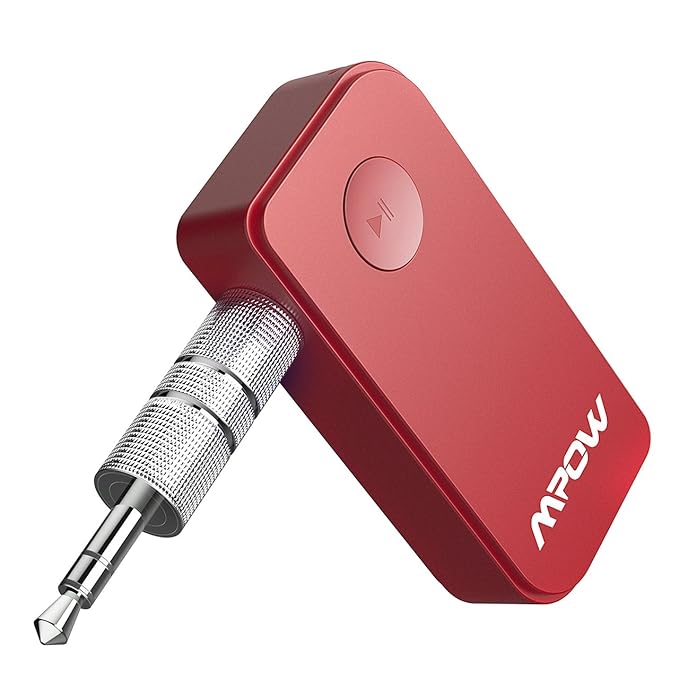 Mpow Bluetooth 4.1 Empfänger Drahtlos Bluetooth Receiver Tragbare Bluetooth Adapter Audiogeräte für KFZ Auto Lautsprechersyst