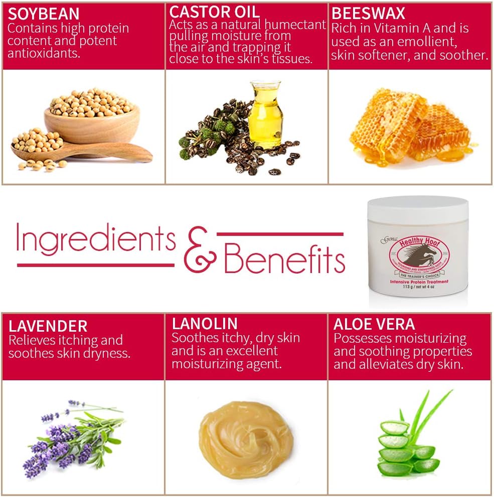 Gena Healthy Hoof Cream Complete Cuticle and Nail Care, to Moisturize, Condition and Treat Cuticles and Strengthen Nails: Beauty