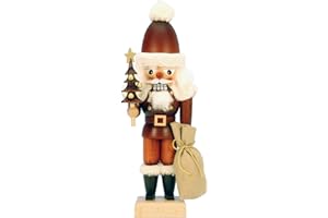 Christian Ulbricht 32-626 Nutcracker-Santa Natural -11.5" H x 4" W x 3.5" D, Brown