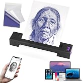 TAIDU 2026 Upgraded P19 Tattoo Printer with 20 Transfer Papers, Wireless BT | CPL Filter for True Color，Foldable &amp; Portable，Adjustable Height Stand，Shadow-Free Transfer