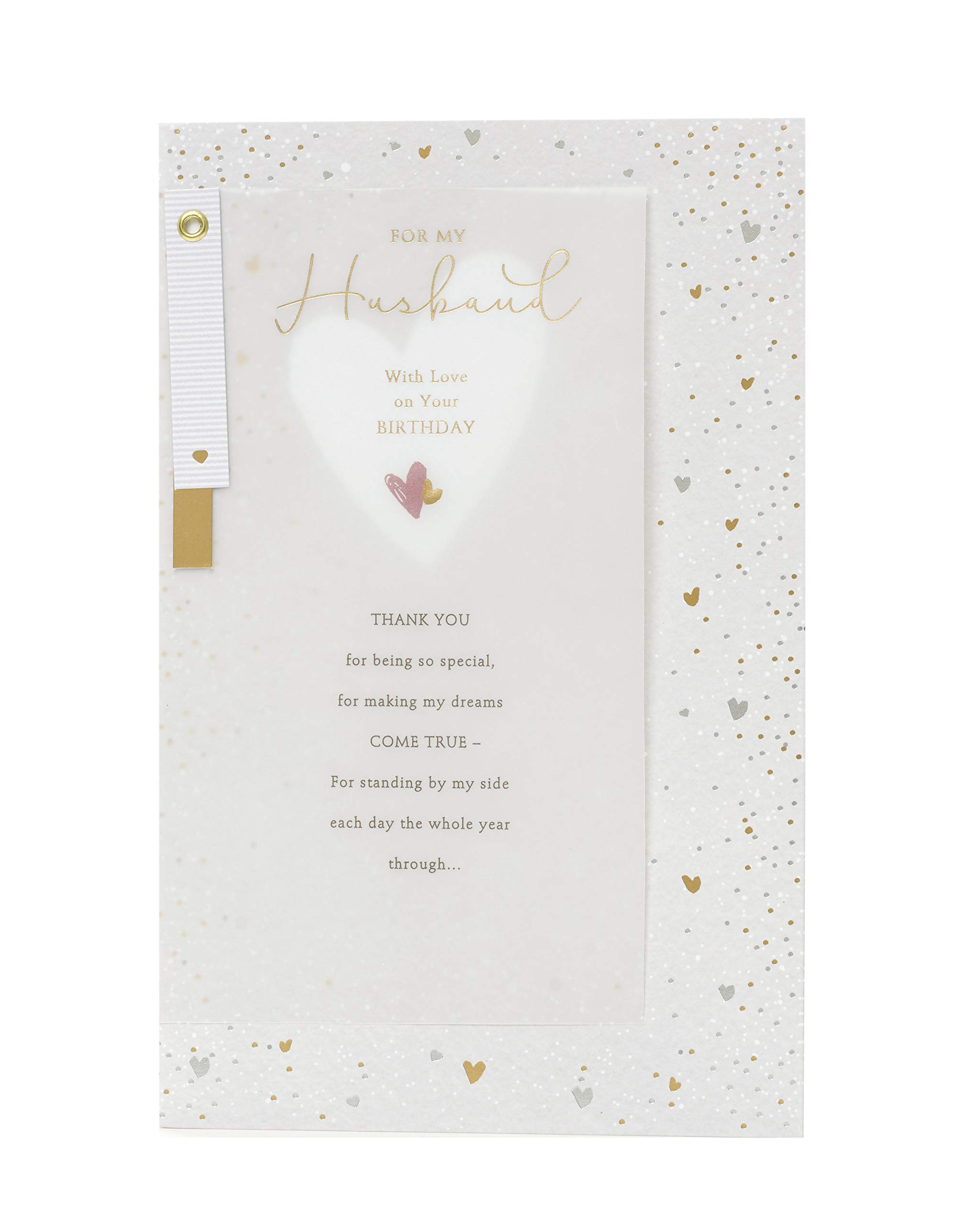 UK Greetings Birthday Card for Husband - Poem Design, 165mm x 254mm