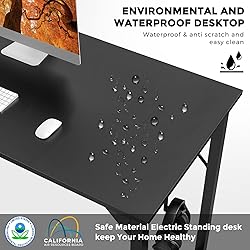 DUMOS 48 Inch Office Small Computer Desk Modern