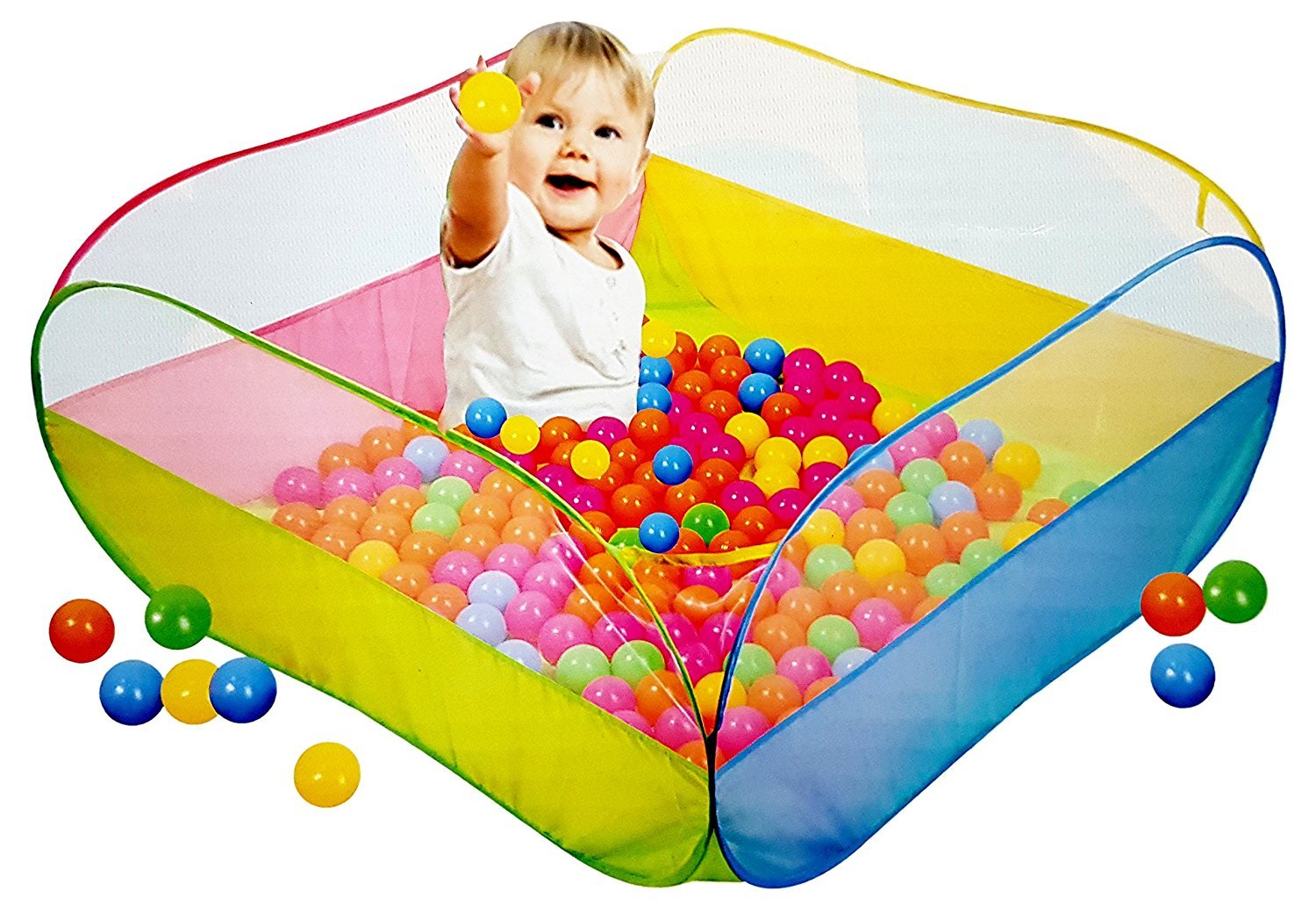 Buy Magicwand® Large Size Square My Ball Pool With 50 Free Balls Online
