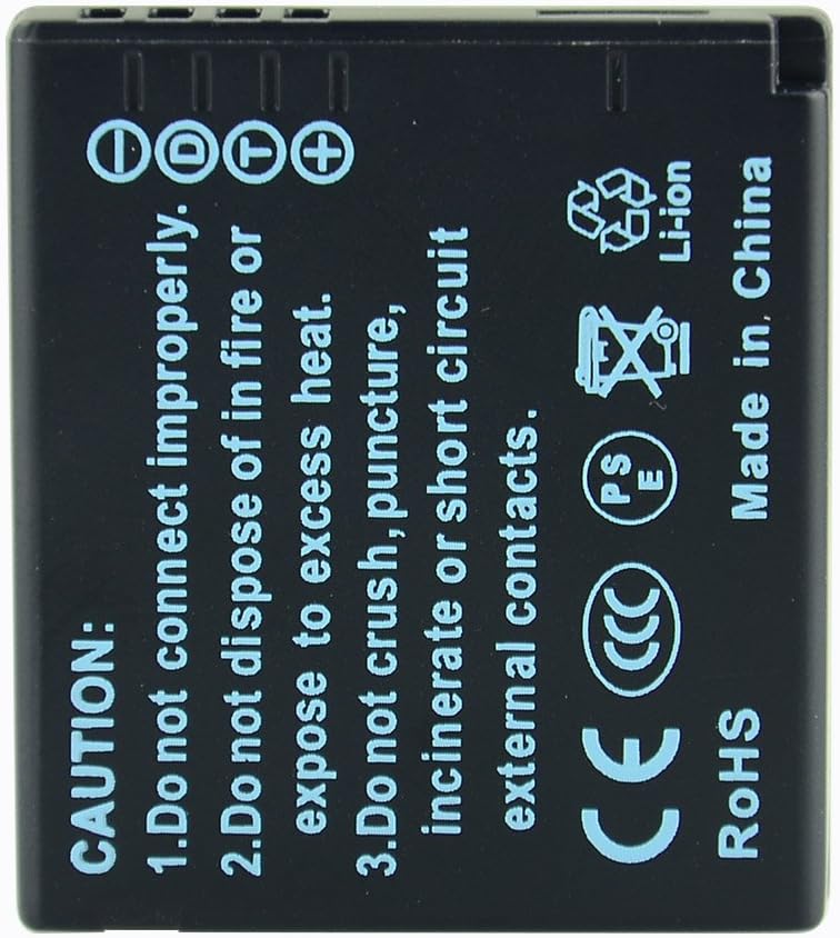 DSTE 2x DMW-BCF10E Rechargeable Li-ion Battery Compatible for Panasonic Lumix DMC-F2 DMC-F3 DMC-FH20 DMC-FH22 DMC-FH3 DMC-FT1 DMC-FT3 DMC-FS6 DMC-FS4 Camera as Panasonic DMW-BCF10PP CGA-S/106B - Image 4