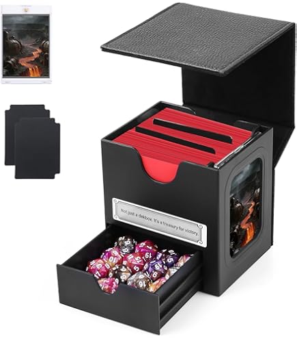 Amazon.com: MAKHISTORY Patented MTG Commander DekBox, 100+ Double