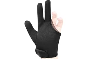 Curling Wand Gloves - 3 Finger Elastic Heat Resistant Curling Iron Gloves,Multifunctional Comfortable Machine Washable Hair S