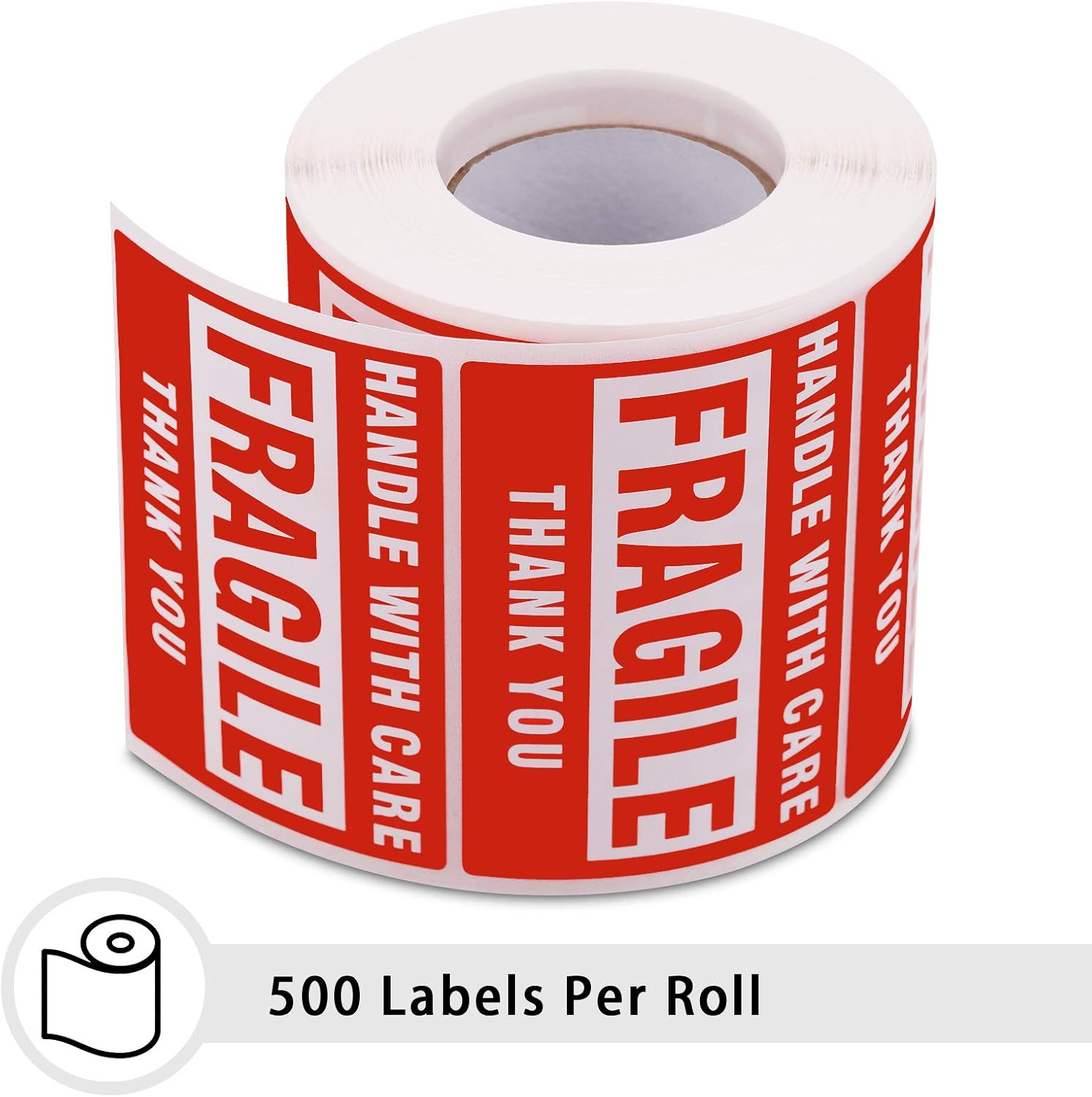 Binswloo 500 Fragile Stickers Packing Stickers, 2″ x 3″ Adhesive Labels ...