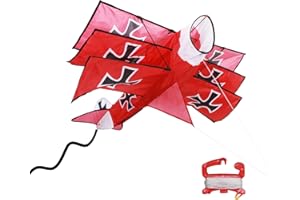 WindNSun Super Size 3D Nylon Kite, Aircraft Red Baron, 39 Inches Wide