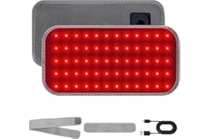 Red Light Belt for Body, 660nm Red & 850nm Near Infrared Portable Belt, 4 Light Modes, 4 Timer Settings and 2 Adjustable Stra