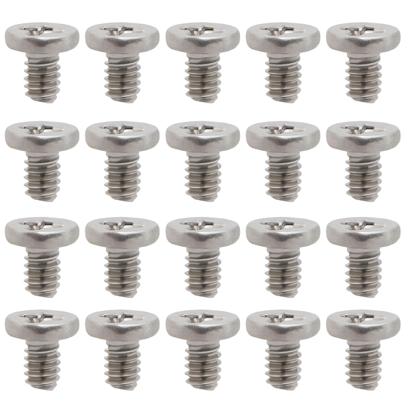 Be In Your Mind 100Pcs 304 Stainless Machine Screws M2x3mm Flat Head Phillips Machine Screws Cross Recessed Screws for Laptop TV Fan Toys Furniture