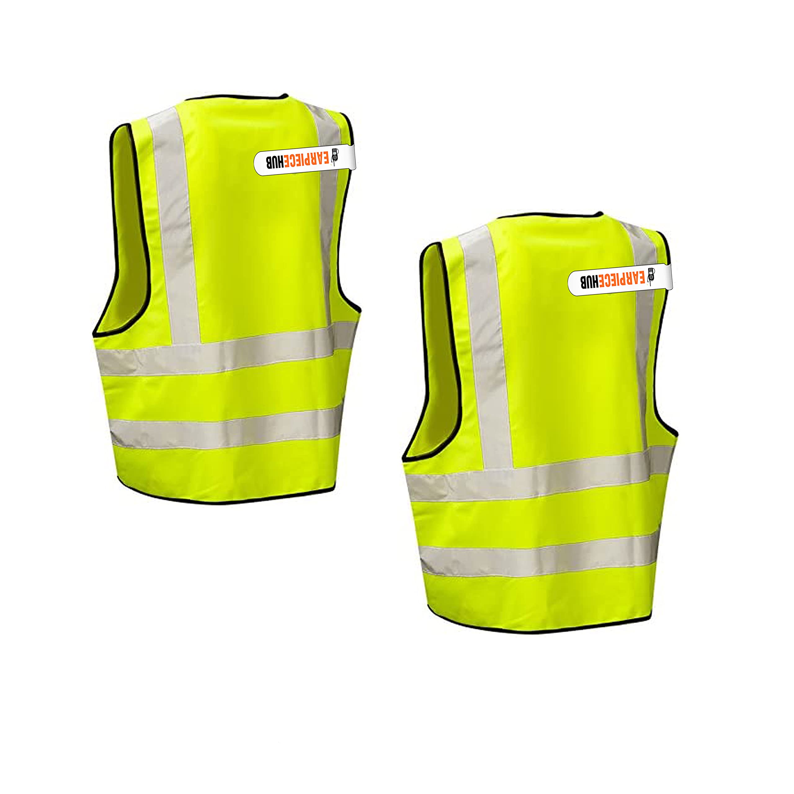 2 X BLANK Hi-Vis High-Viz Visibility Safety Vest Waistcoat
