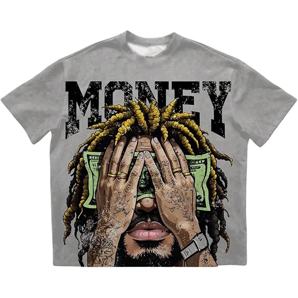 VIPWOLF Men's Y2K Graphic Tees Letter Short Sleeve Collared Zip Up