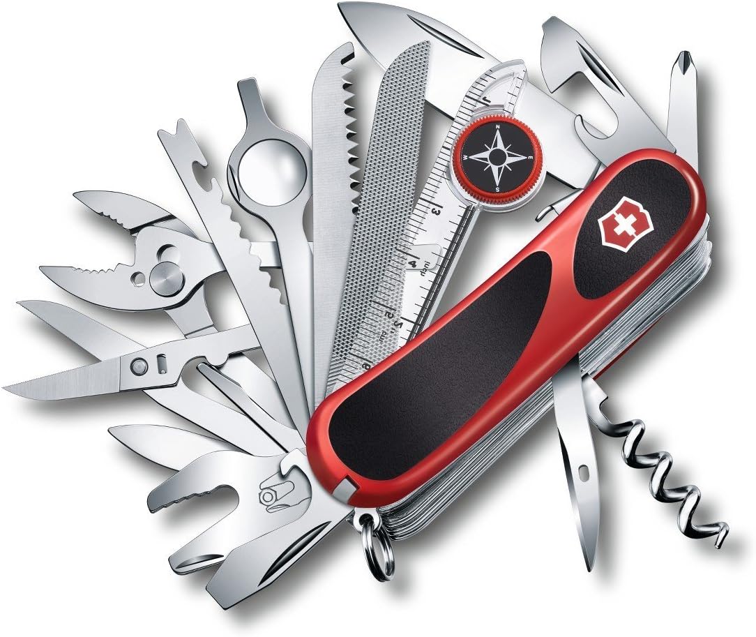 Victorinox Swiss Army EvoGrip S54 Locking MultiTool, Red/Black 2.5393.SCUS2 Amazon.es