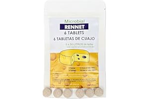 RENNET TABLETS/CUAJO TITANIUM / 6 TABLETS / 6 PASTILLAS / 6 TABLETTES