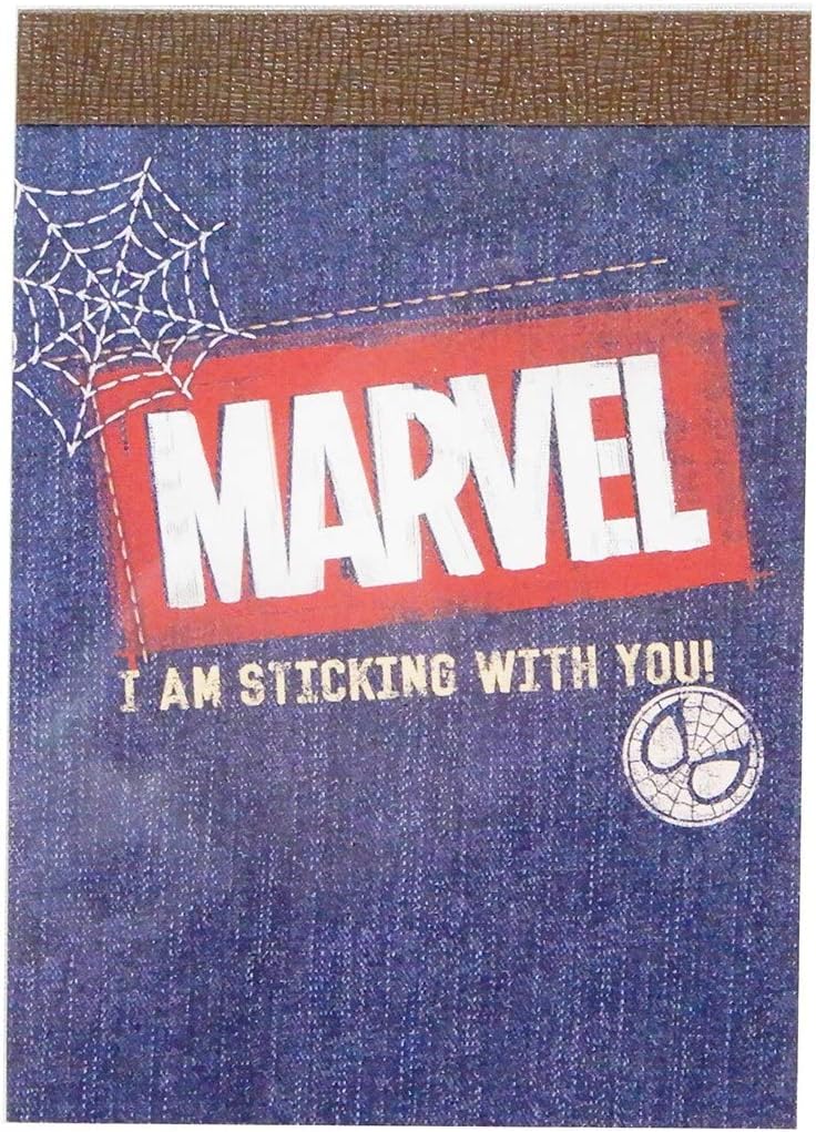 Amazon Marvel メモ帳 ミニミニ メモ ヴィンテージデニム マーベル クラックス 文具 キャラクター グッズ 通販 メモ帳 文房具 オフィス用品