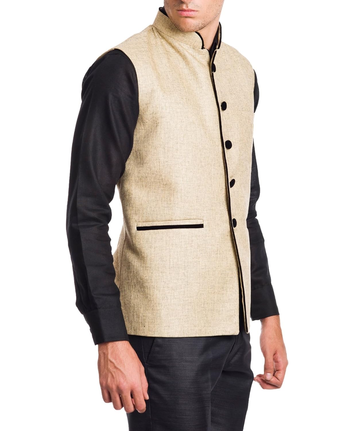 wintage men's polycotton waistcoat