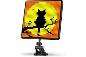 Divoom Pixoo-Max Pixel Display, APP Cellphone Control Display with 32 X 32 Programmable LED Screen for Home Decoration, Business Advertisement