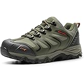 NORTIV 8 Men's Low Top Waterproof Hiking Shoes Trekking Trails Outdoor Work Shoes