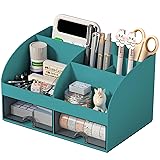 COMFYROOM Desk Organizer with 6 Compartments and 2