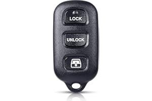 Fit for Toyota Sequoia 2001-2008 Key,1999-2009 4Runner Key fob Cover Replacement Key Shell HelloAuto (3+1 Buttons) JUST Empty CASE FCC ID: HYQ12BBX HYQ12BAN HYQ1512Y