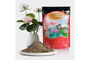 Doter Aquatic Plant Soil for Lotus & Pond Plants/Aquaquarium Substrate 3.3 LBS - Natural Organic Growing Medium for Hydroponic Plants & Water Gardens | Aquarium Safe Nutrient-Rich