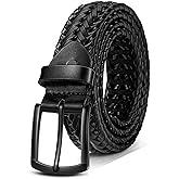 KEMISANT Men Belt, Braided Belt Comfortable For Men Casual Jean Golf 1 3/8"