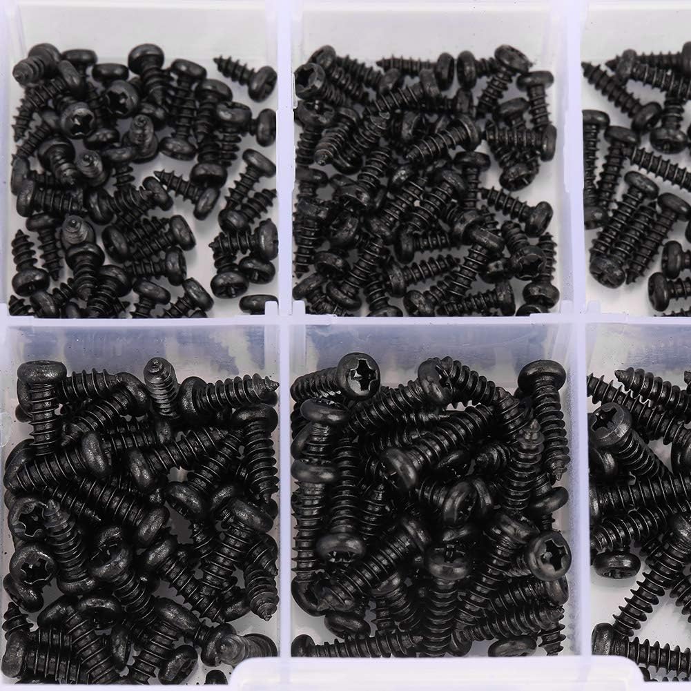 Hilitand 400 Pcs M2/M2.6 Self-Tapping Screws Cross Drive Pan Head Kits with Box for Machine Woodworking Fastener - Image 5