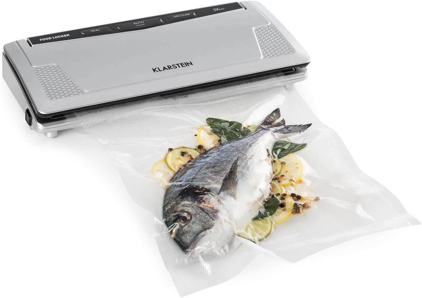 Amazon.de: Klarstein Foodlocker Vakuumierer Slim & # •; 130 W Leistung