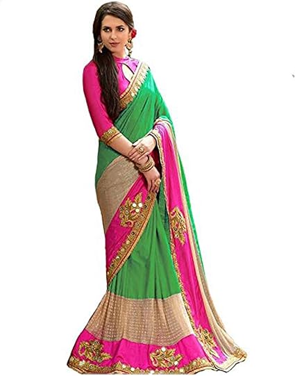 printed saree party wear