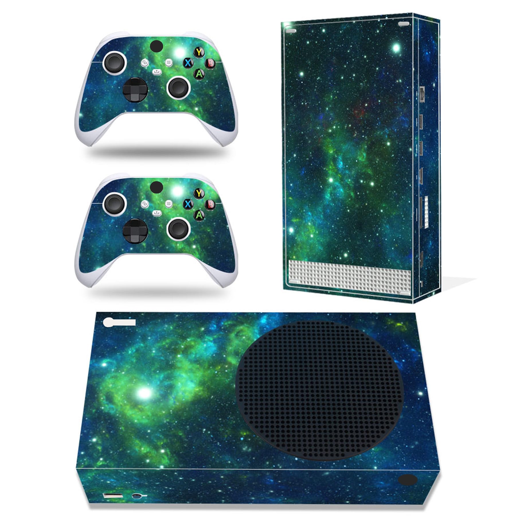 Skin Sticker Compatible with Xbox Series S Console, Protective Vinyl Cover Wrap for Wireless Controller